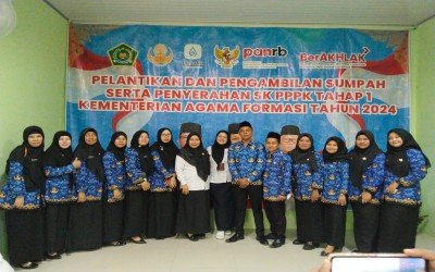 Pelantikan ASN PPPK MTs Negeri 1 Empat Lawang